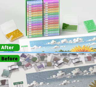 Preview: Diamond Painting Aufbewahrungsboxen mit Deckeln
